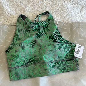 Lululemon Energy Bra High Neck Long Line *Seawheeze